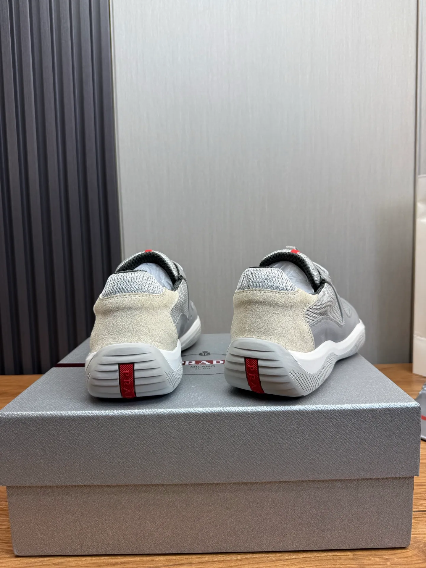 Men's shoes 💰560💰 [PRADA] Men's shoes are popular in the counter, official website is synchronized, 1 high-quality shipment ✔️Original cowhide upper + cowhide lining, 1🆚1 replica, original sole, 38-45 (45 customized, non-refundable)